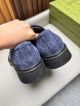 Gucci Man Blue Calfskin Business Leather Shoes 042881 (5)_th.jpg